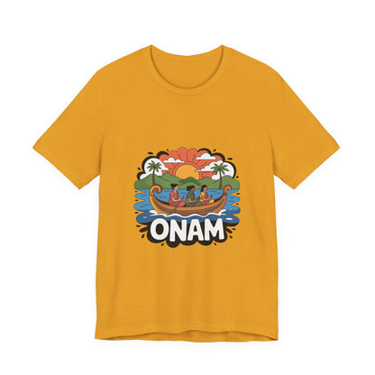 Onam Festival T-Shirt, Gift for Kerala Festival, Celebrate Onam in Style, Traditional Tee