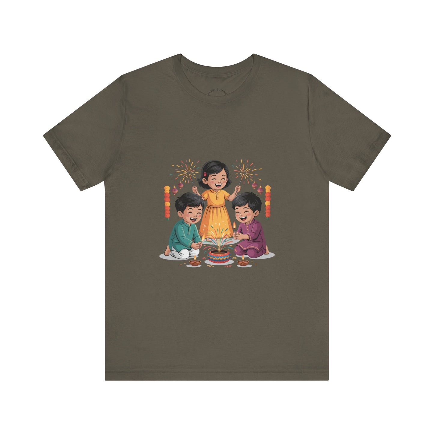 Diwali Festival T-Shirt, Festival of Lights Tee, Festive Wear Gift for Family & Friends