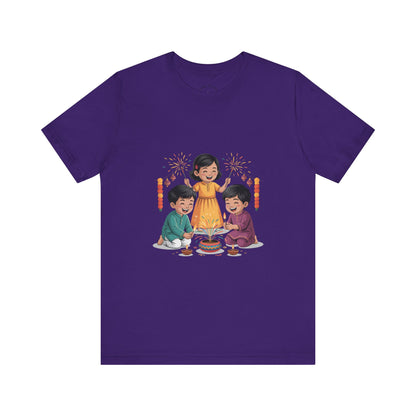 Diwali Festival T-Shirt, Festival of Lights Tee, Festive Wear Gift for Family & Friends