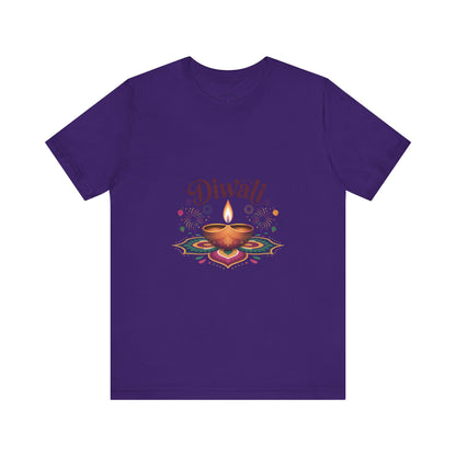 Diwali Festival T-Shirt, Festival of Lights Tee, Traditional Festive Wear, Diwali Party Tee