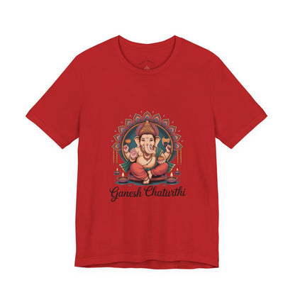 Ganesh Chaturthi T-Shirt, Ganpati Bappa Morya, Ganesha Tee, Spiritual Devotional Wear