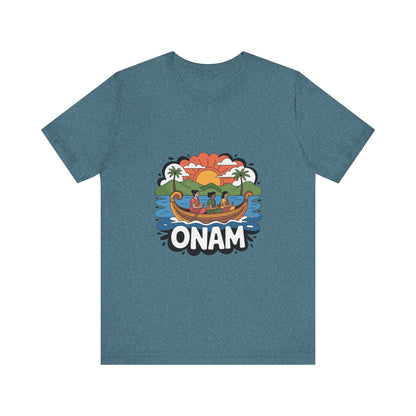 Onam Festival T-Shirt, Gift for Kerala Festival, Celebrate Onam in Style, Traditional Tee