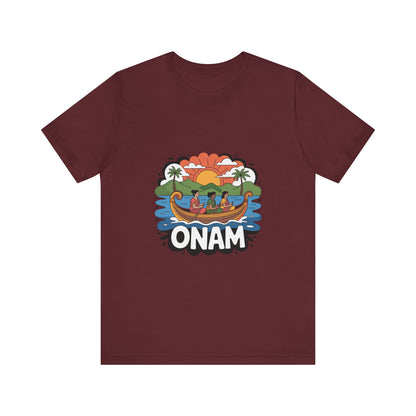 Onam Festival T-Shirt, Gift for Kerala Festival, Celebrate Onam in Style, Traditional Tee