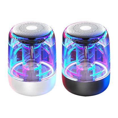 Portable Wireless Bluetooth Speaker Powerful Bass with Variable Color LED Light