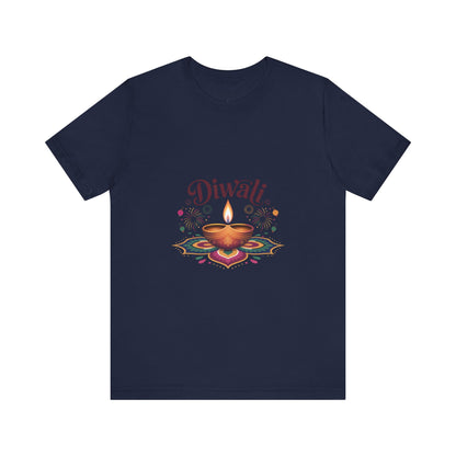 Diwali Festival T-Shirt, Festival of Lights Tee, Traditional Festive Wear, Diwali Party Tee