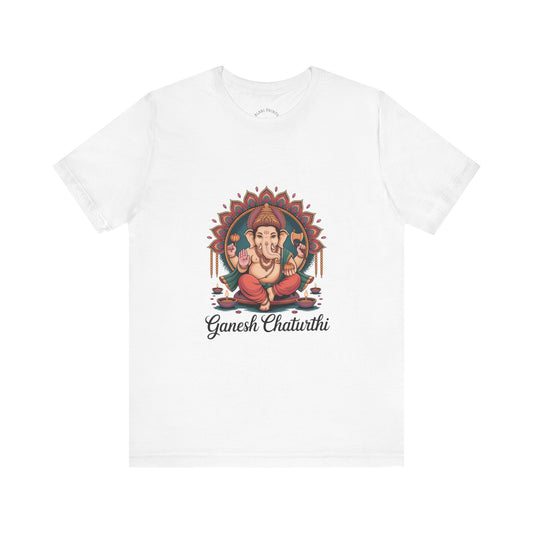 Ganesh Chaturthi T-Shirt, Ganpati Bappa Morya, Ganesha Tee, Spiritual Devotional Wear