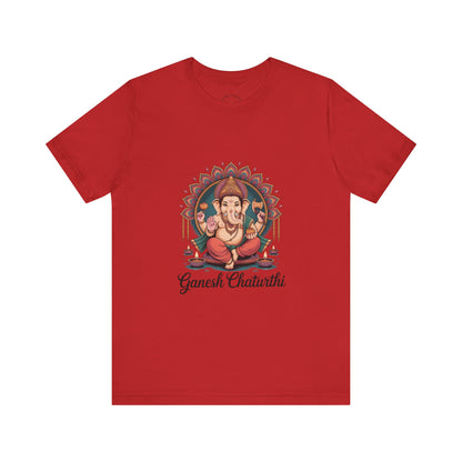 Ganesh Chaturthi T-Shirt, Ganpati Bappa Morya, Ganesha Tee, Spiritual Devotional Wear
