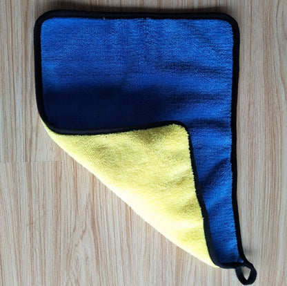 Two-colour Dual-use Cleaning Car Wash Towels Multipack