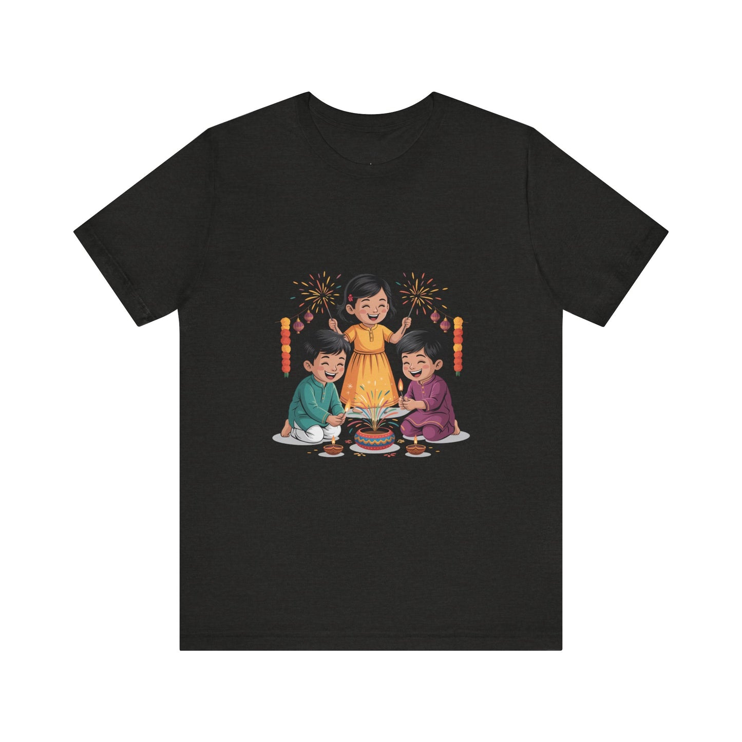 Diwali Festival T-Shirt, Festival of Lights Tee, Festive Wear Gift for Family & Friends
