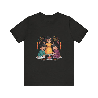 Diwali Festival T-Shirt, Festival of Lights Tee, Festive Wear Gift for Family & Friends