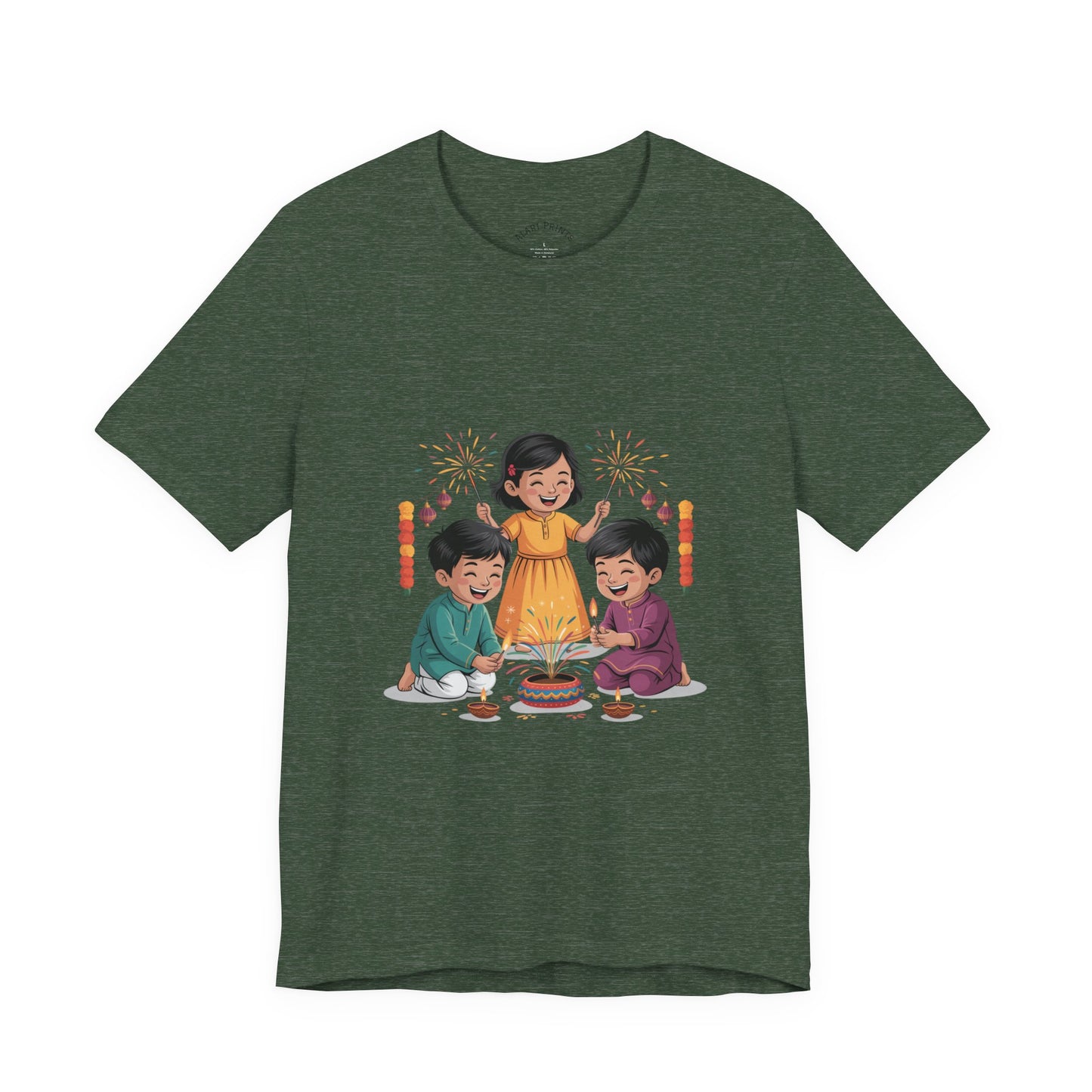 Diwali Festival T-Shirt, Festival of Lights Tee, Festive Wear Gift for Family & Friends