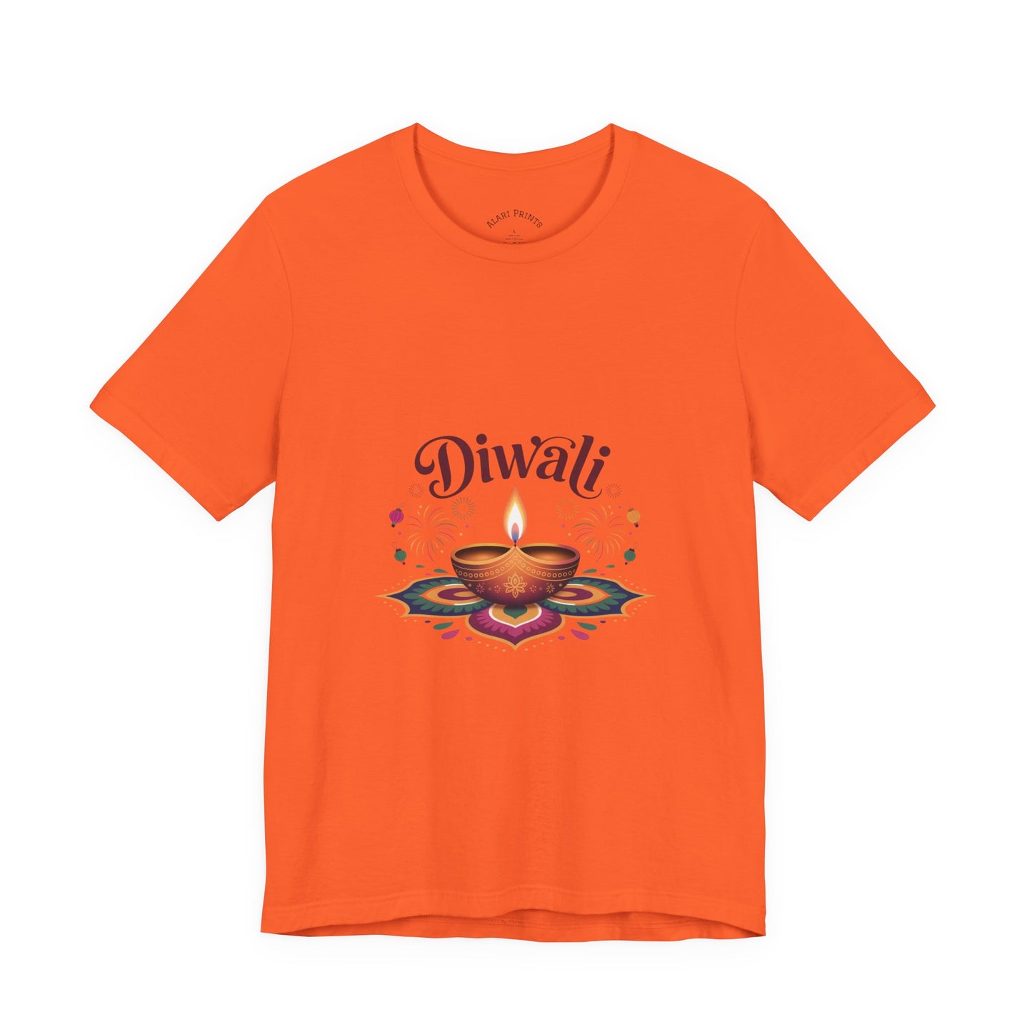 Diwali Festival T-Shirt, Festival of Lights Tee, Traditional Festive Wear, Diwali Party Tee