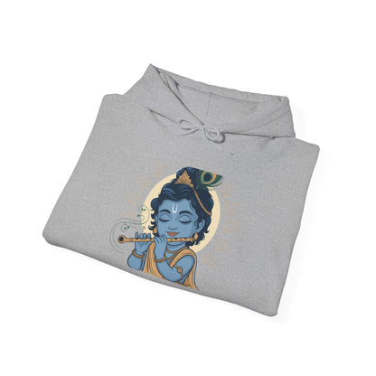 Krishna Janmashtami Hoodie, Lord Krishna Hoodie, Devotional Hoodie, Festive Celebration Wear