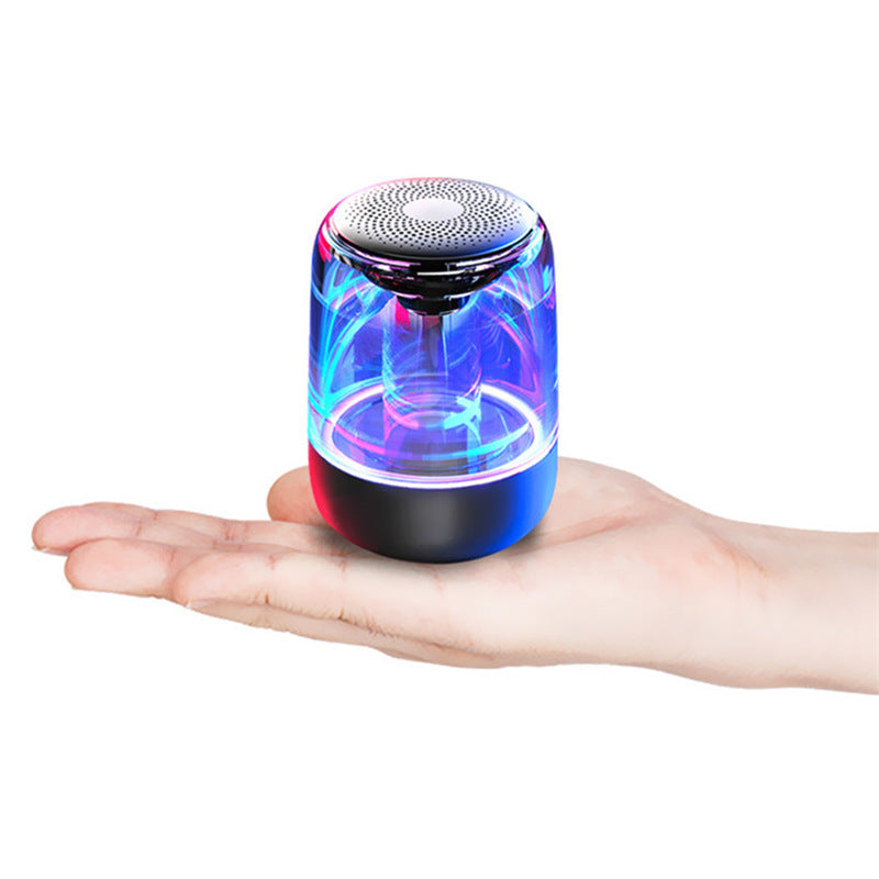 Portable Wireless Bluetooth Speaker Powerful Bass with Variable Color LED Light