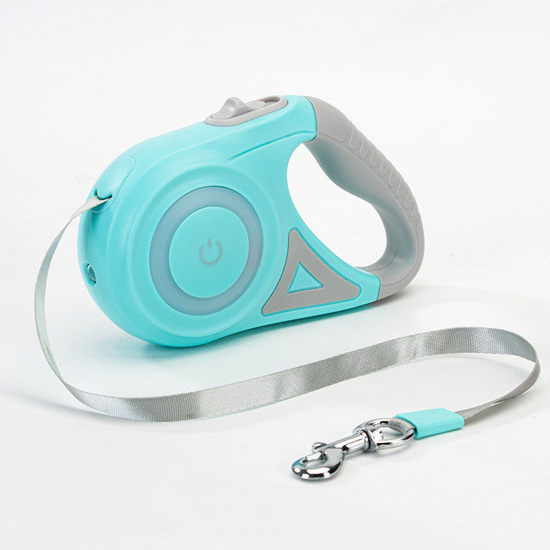 Retractable Colourful Leash And Collar