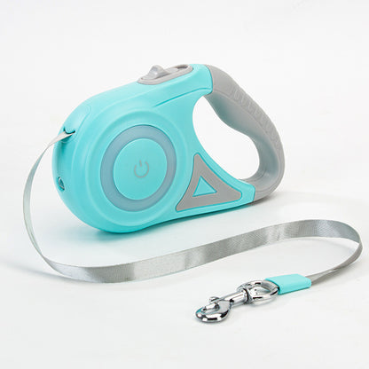 Retractable Colourful Leash And Collar
