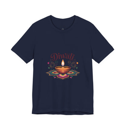 Diwali Festival T-Shirt, Festival of Lights Tee, Traditional Festive Wear, Diwali Party Tee