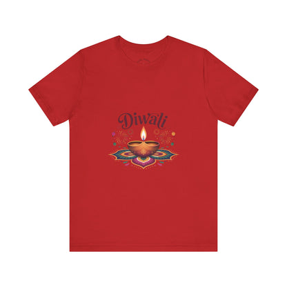 Diwali Festival T-Shirt, Festival of Lights Tee, Traditional Festive Wear, Diwali Party Tee