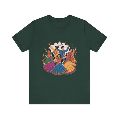 Navratri Festival T-Shirt, Dandiya Garba Tee, Outfit for Garba Nights, Festive Celebration Wear