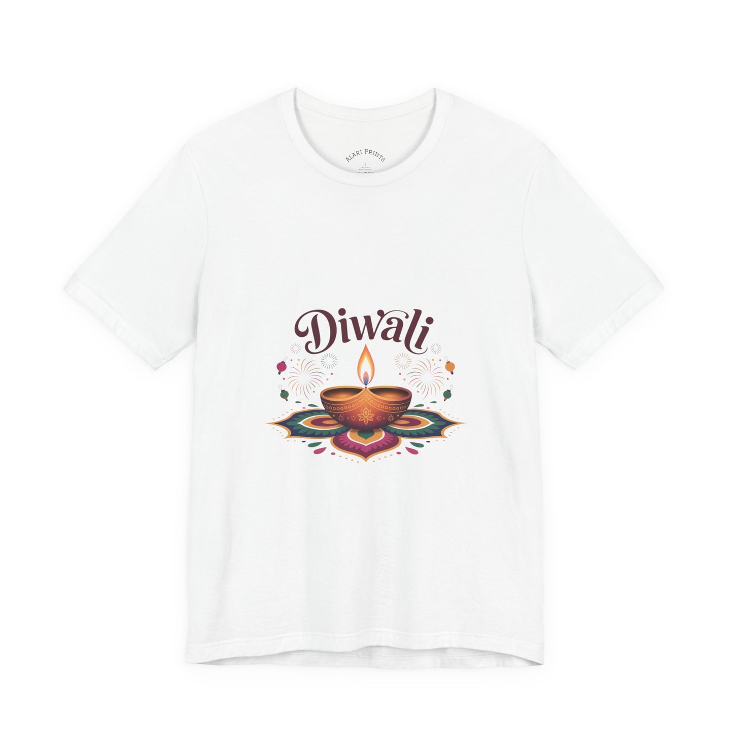 Diwali Festival T-Shirt, Festival of Lights Tee, Traditional Festive Wear, Diwali Party Tee