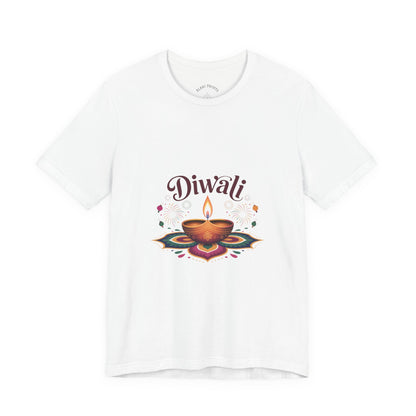 Diwali Festival T-Shirt, Festival of Lights Tee, Traditional Festive Wear, Diwali Party Tee