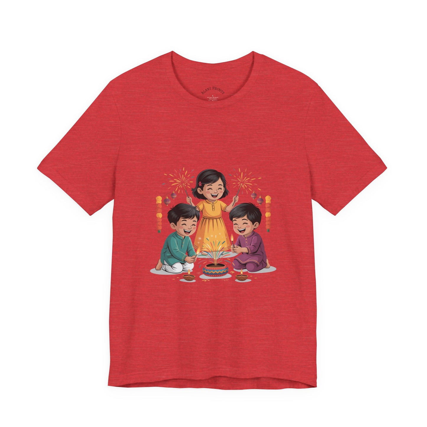 Diwali Festival T-Shirt, Festival of Lights Tee, Festive Wear Gift for Family & Friends