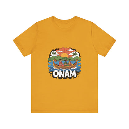 Onam Festival T-Shirt, Gift for Kerala Festival, Celebrate Onam in Style, Traditional Tee