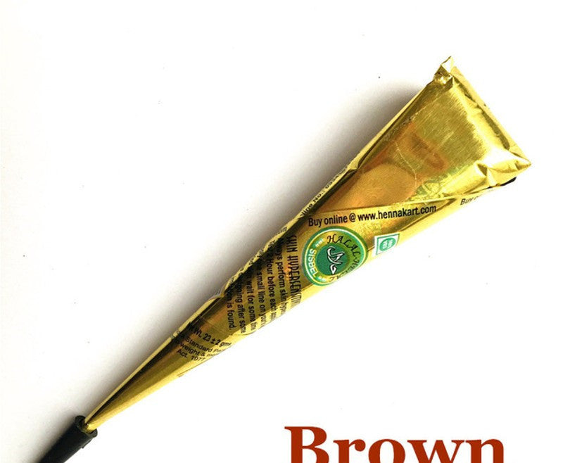 India Henna Tattoo Paste Cone