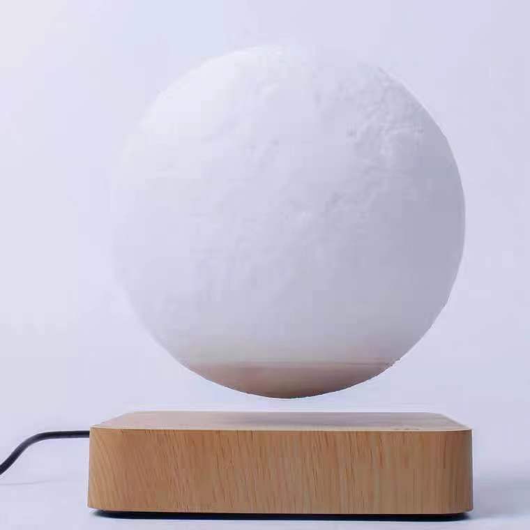 Magnetic Levitation Table Lamp Moon Light 3D