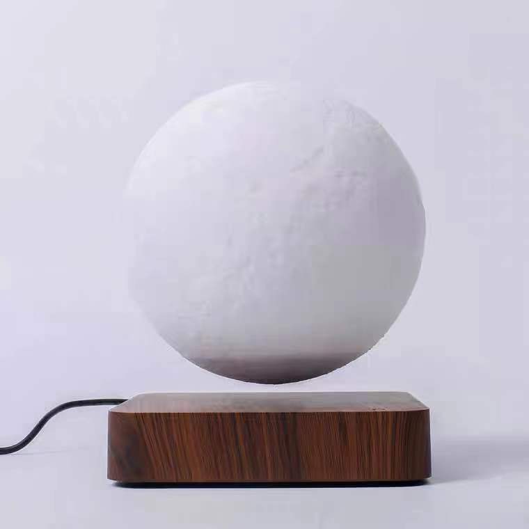 Magnetic Levitation Table Lamp Moon Light 3D