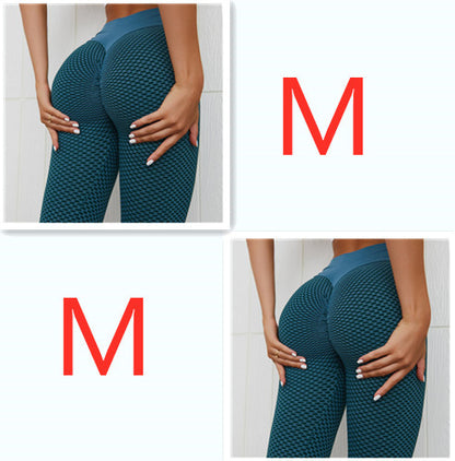 Women's Seamless High Waist Breathable Plaid Leggings Yoga Pants