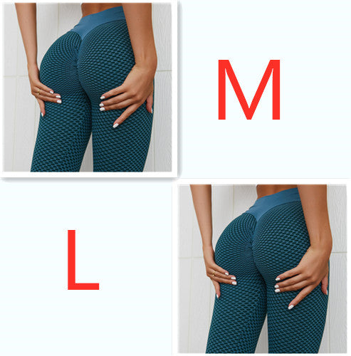 Women's Seamless High Waist Breathable Plaid Leggings Yoga Pants