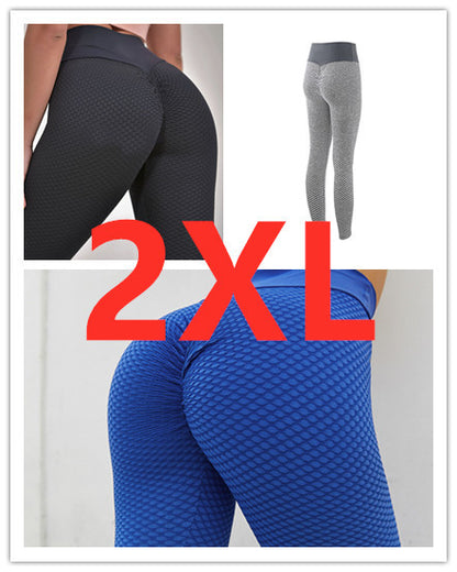 Women's Seamless High Waist Breathable Plaid Leggings Yoga Pants