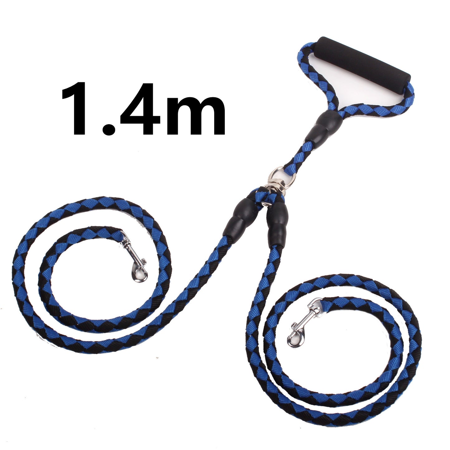 Double-Ended Two Leash Collar