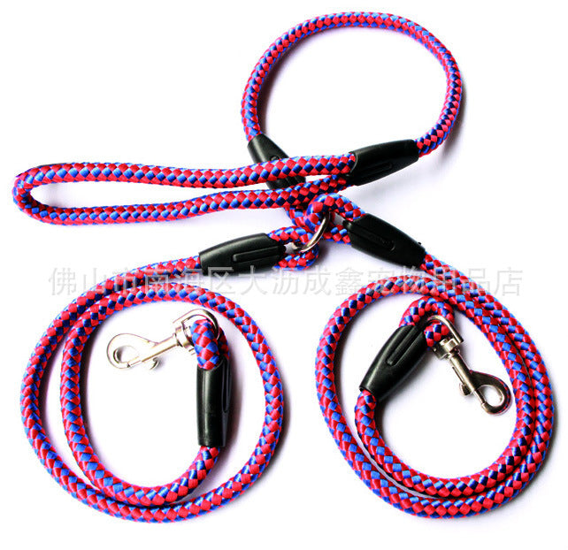 Double-Ended Two Leash Collar