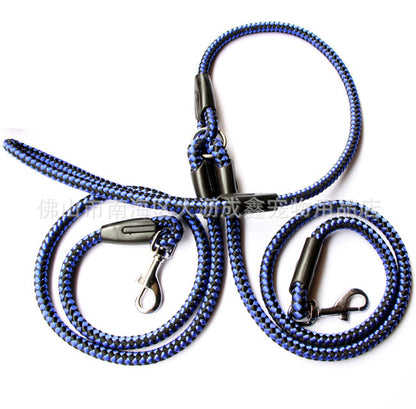 Double-Ended Two Leash Collar