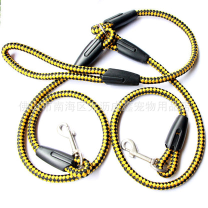 Double-Ended Two Leash Collar