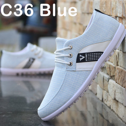 Men's Soft-Soled Canvas Sports And Leisure Shoes
