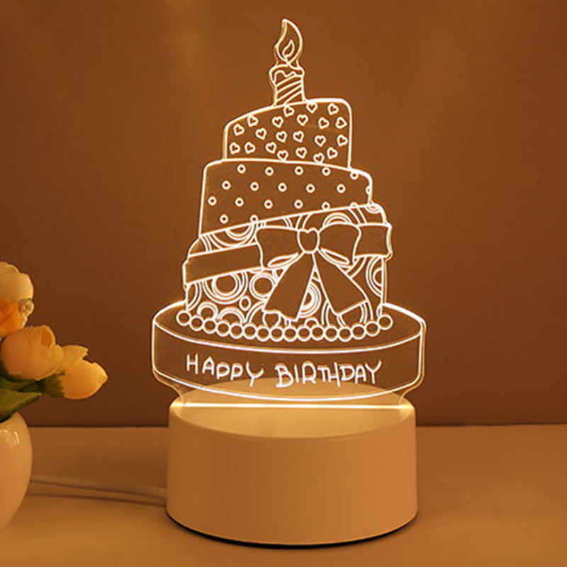 3D Acrylic USB LED Night Lights Lamp