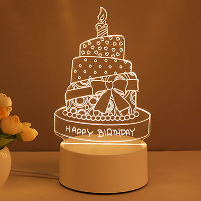 3D Acrylic USB LED Night Lights Lamp