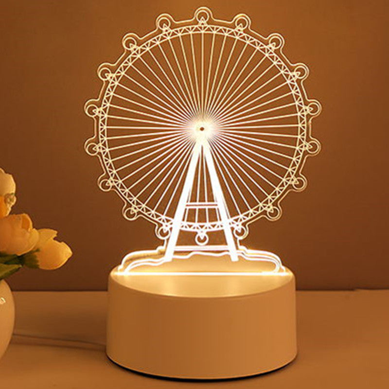 3D Acrylic USB LED Night Lights Lamp