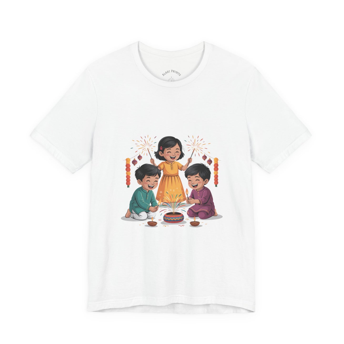 Diwali Festival T-Shirt, Festival of Lights Tee, Festive Wear Gift for Family & Friends