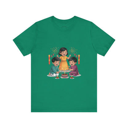 Diwali Festival T-Shirt, Festival of Lights Tee, Festive Wear Gift for Family & Friends