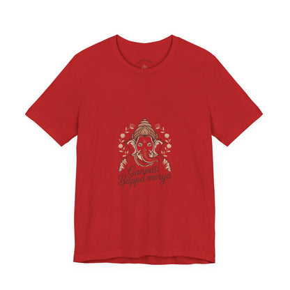 Ganesh Chaturthi T-Shirt, Ganpati Bappa Morya, Devotional Gift, Spiritual Celebration Outfit