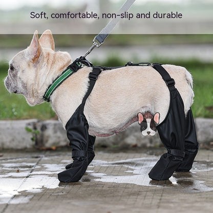 Waterproof Adjustable Breathbale Paws Protector Dog Shoes For Outdoor Walking