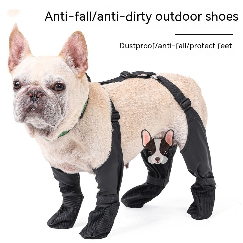 Waterproof Adjustable Breathbale Paws Protector Dog Shoes For Outdoor Walking