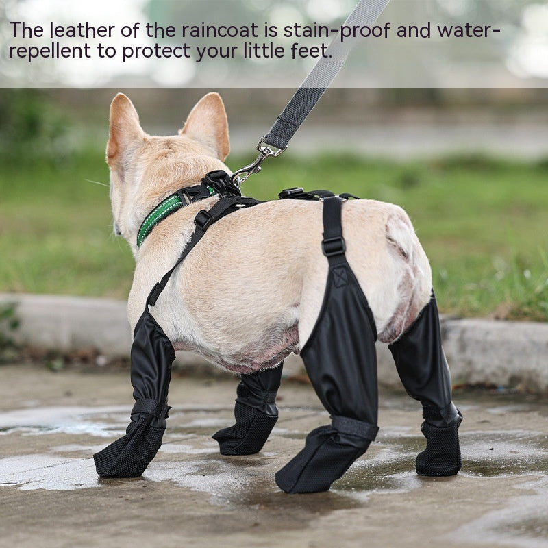 Waterproof Adjustable Breathbale Paws Protector Dog Shoes For Outdoor Walking
