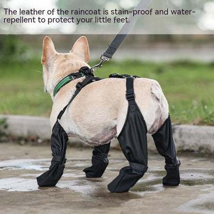 Waterproof Adjustable Breathbale Paws Protector Dog Shoes For Outdoor Walking