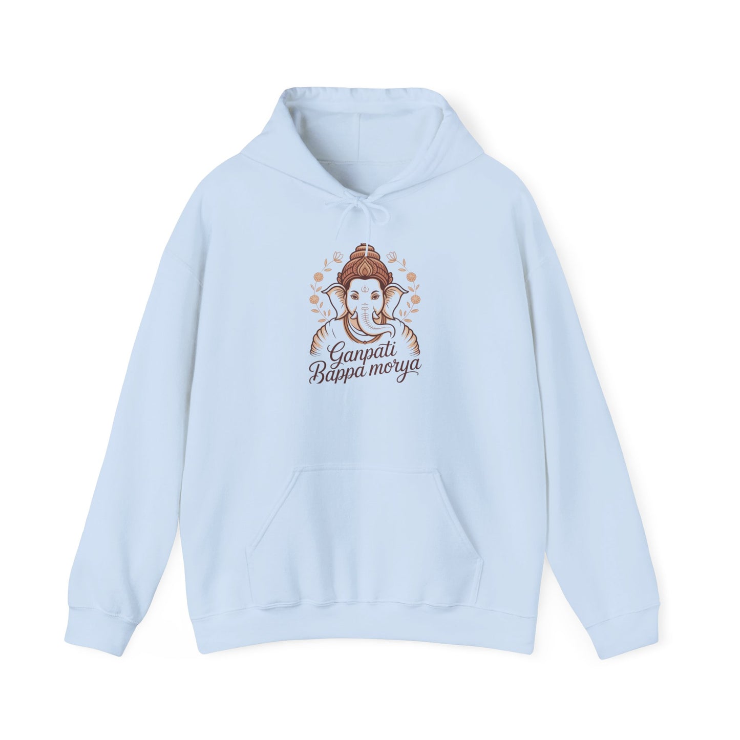 Ganesh Chaturthi Hoodie, Spiritual Wear, Ganpati Bappa Morya Hoodie, Ganpati Festival Outfit