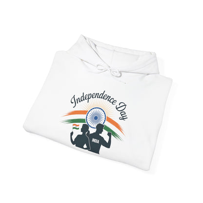 Independence Day Hoodie, Patriotic, Celebrate India's Freedom, Tricolour Hoodie, Indian Flag